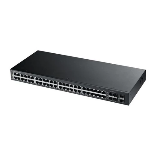ZYXEL Switch 48x1000Mbps + 4xGigabit kombó SFP+ 2xGigabit SFP, Fémházas Menedzselhető (48GbE port), GS2210-48-EU0101F