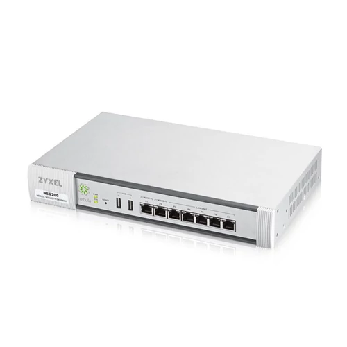 ZYXEL Tűzfal (Nebula) 7xLAN/DMZ (1000Mbps) + 2xUSB, NSG200-ZZ0102F