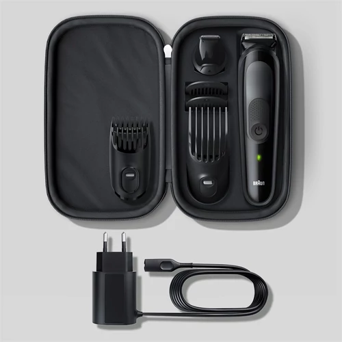 BRAUN MBMGK5 multifunkciós testszőrzet ápoló, Wet & Dry, multifunkciós trimmelő, 4 kiegészítő