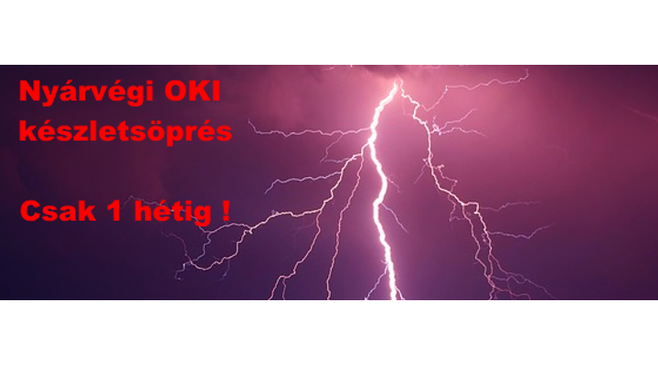Nyárvégi OKI készletsöprés (LEJÁRT AKCIÓ)